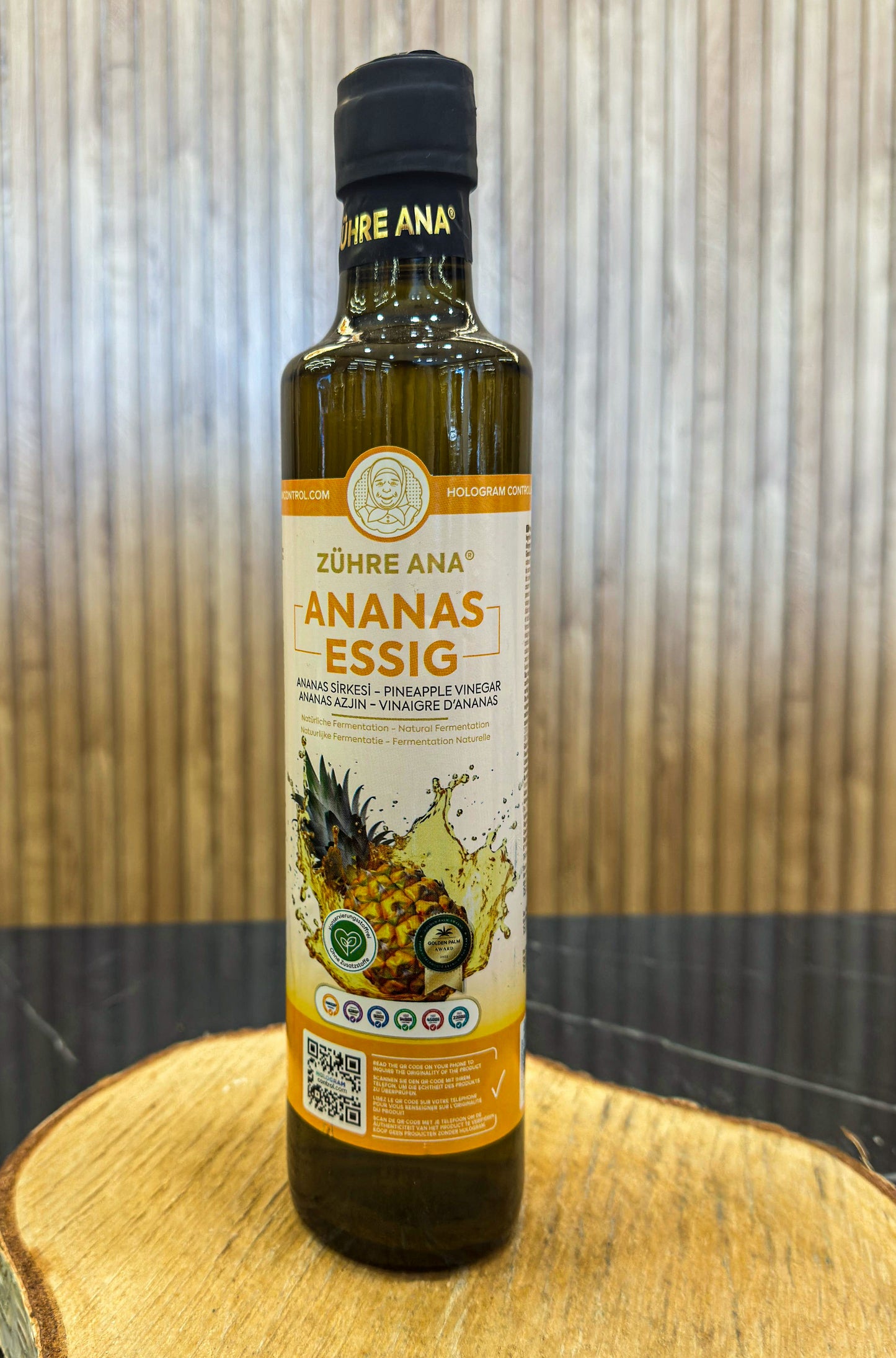 Zühre Ana Ananas Sirkesi Doğal Fermantasyon 500ml
