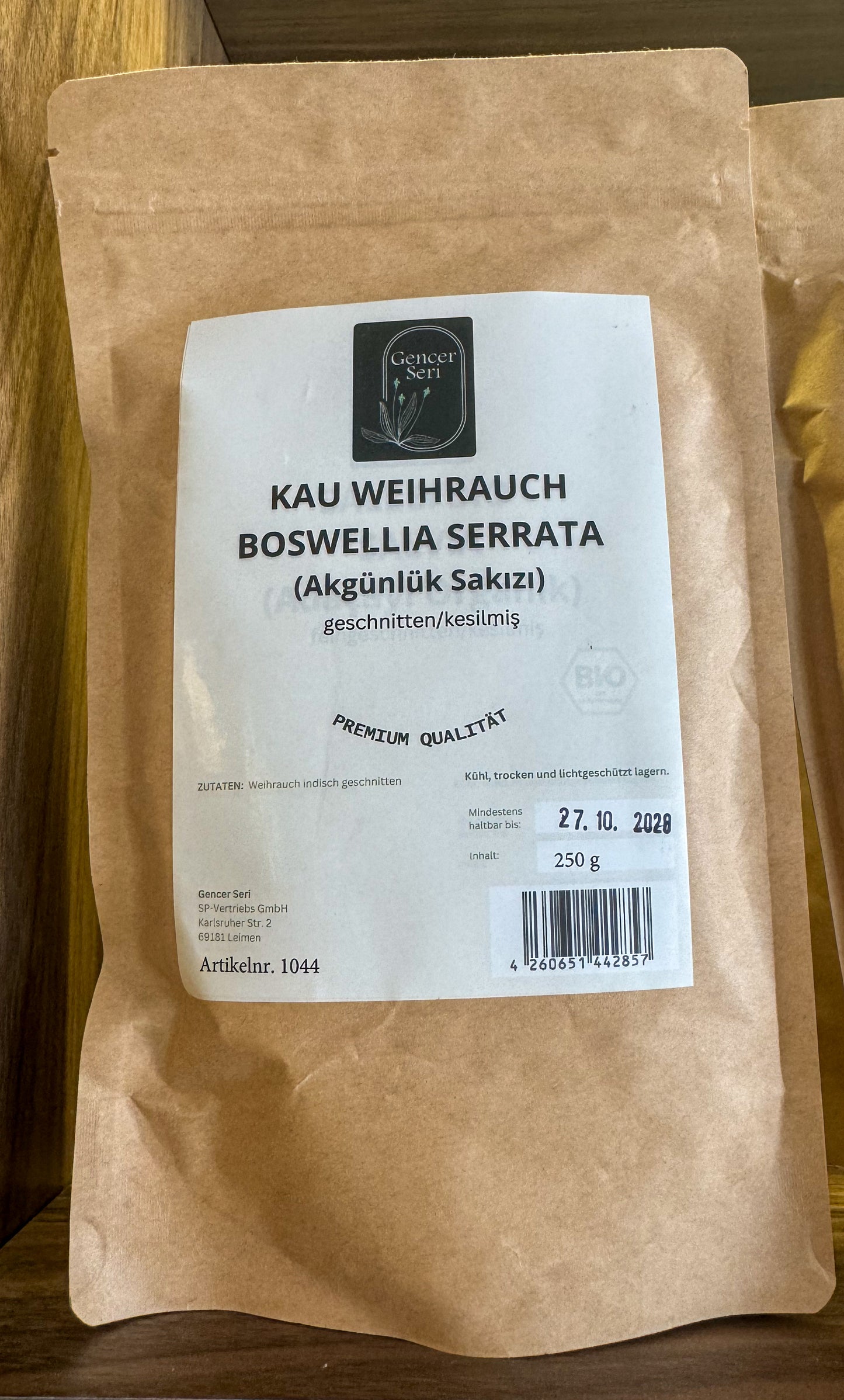 Gencer Seri'den Akgünlük Sakızı (kesilmiş 250gram)