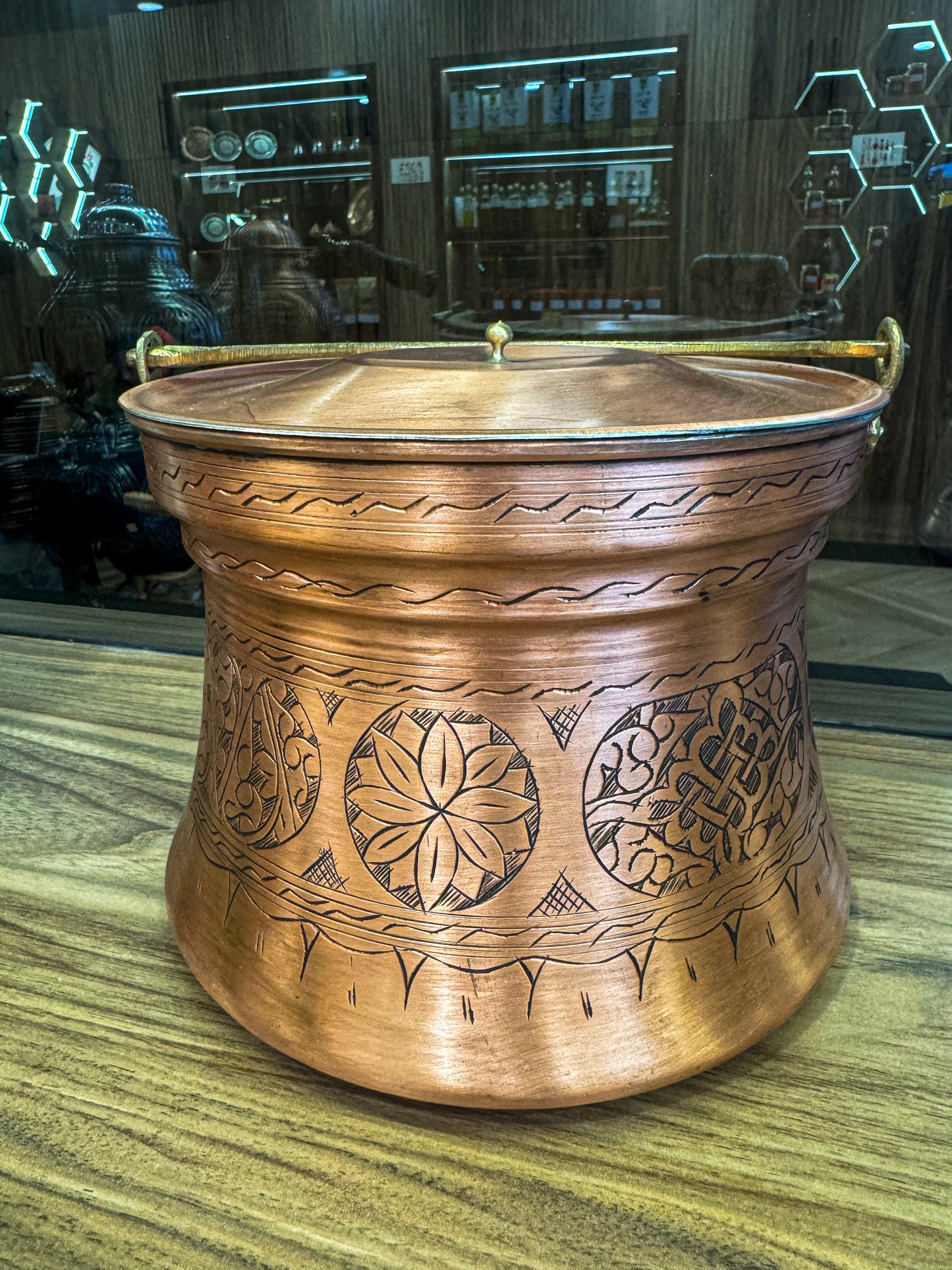 Bakır yoğurt bakraç satıl sitil gaziantep el işçiliği